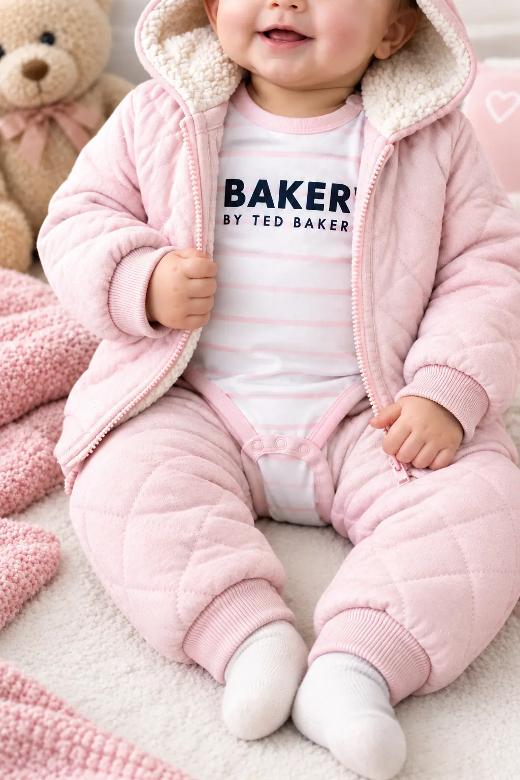 Ensemble Hiver Fille BAKER – Douceur & Élégance - الصورة 3